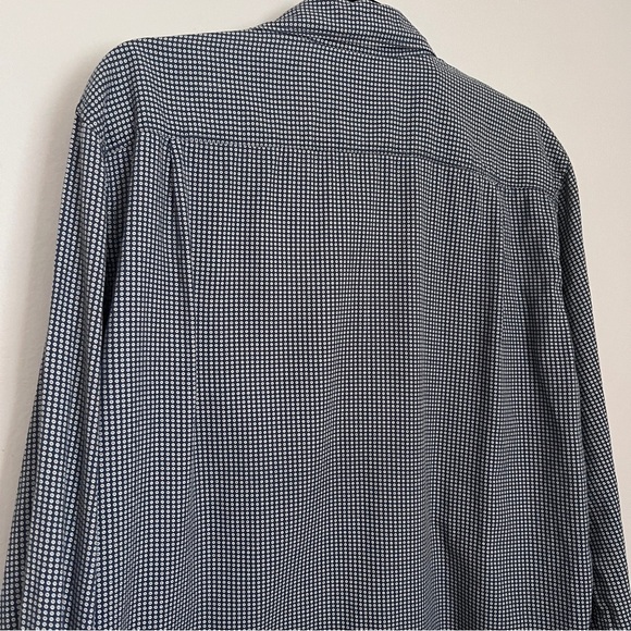 Rodd & Gunn Long Sleeve Button Up Shirt Mens L Sport Fit Blue Geometric EUC - Picture 4 of 7